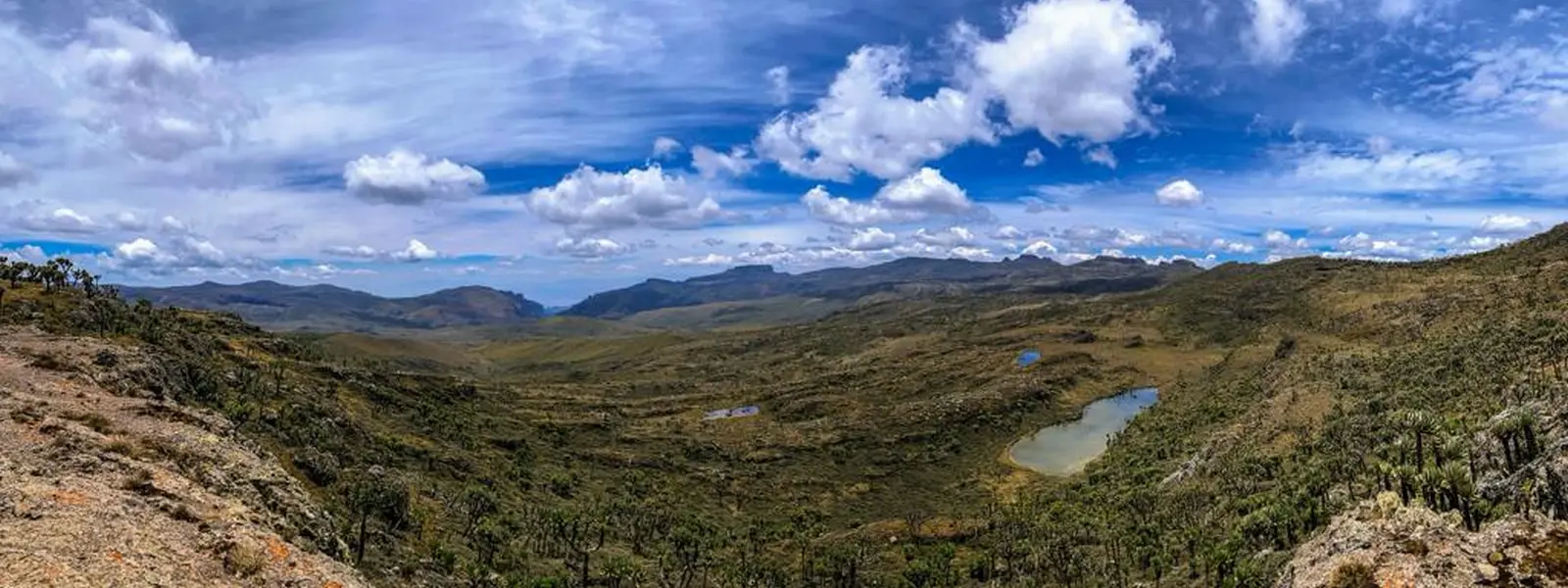 Hiking Mountain Elgon Panorama view