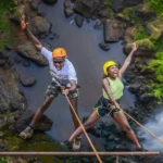 Abseiling Sipi Falls