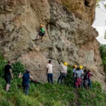 Rock climbing activity