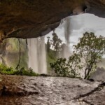 cave behind the second sipi waterfall